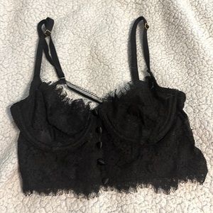 Black bralette/top